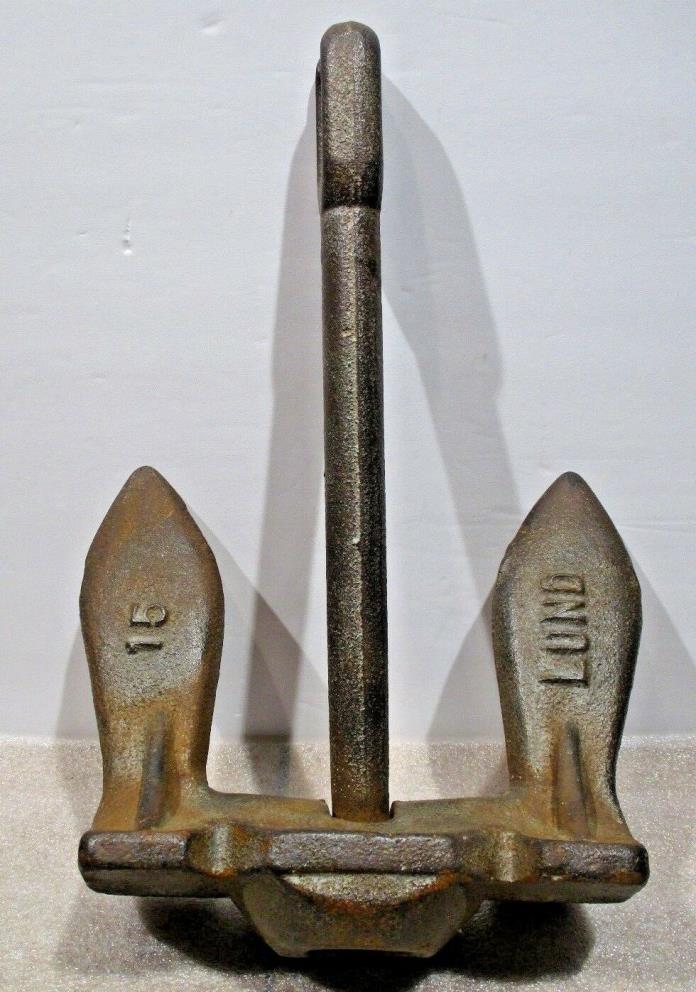 Vintage 15 Pound Boat Anchor => LUND