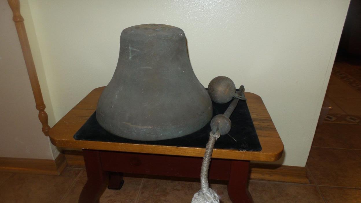 Rare Large Antique Church Steeple Bell, 14