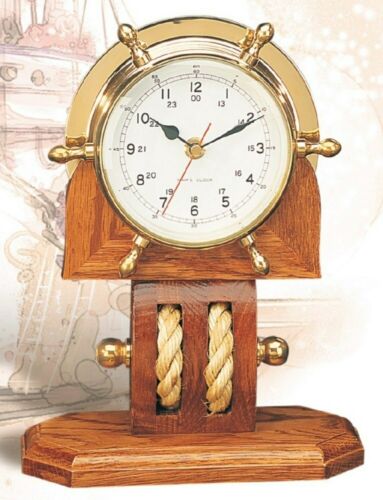 Ship's Wheel / Pulley Desk Clock