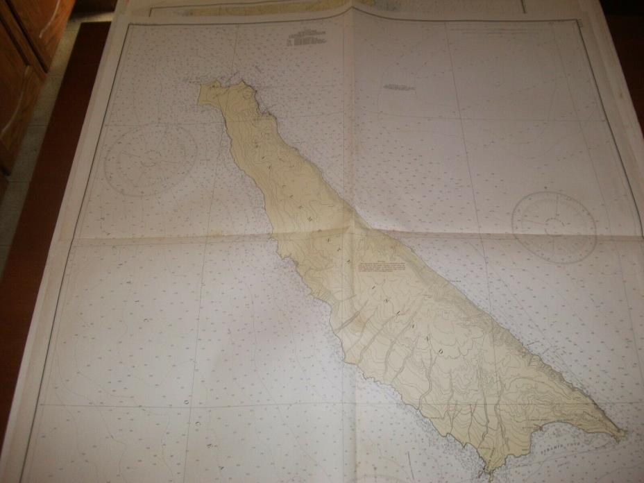 Vintage Nautical Maritime Chart ( San  Clemente  Island  California )