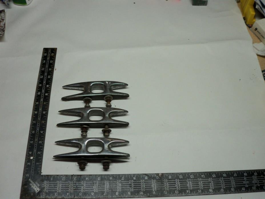 Used boat cleats - set of 3