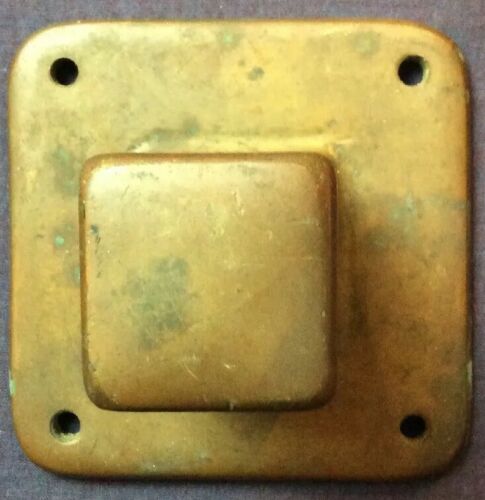 Vintage Marine Bronze Bollard No Pin/ Crosspiece 4.25 Inch Base 3.25 Inches High