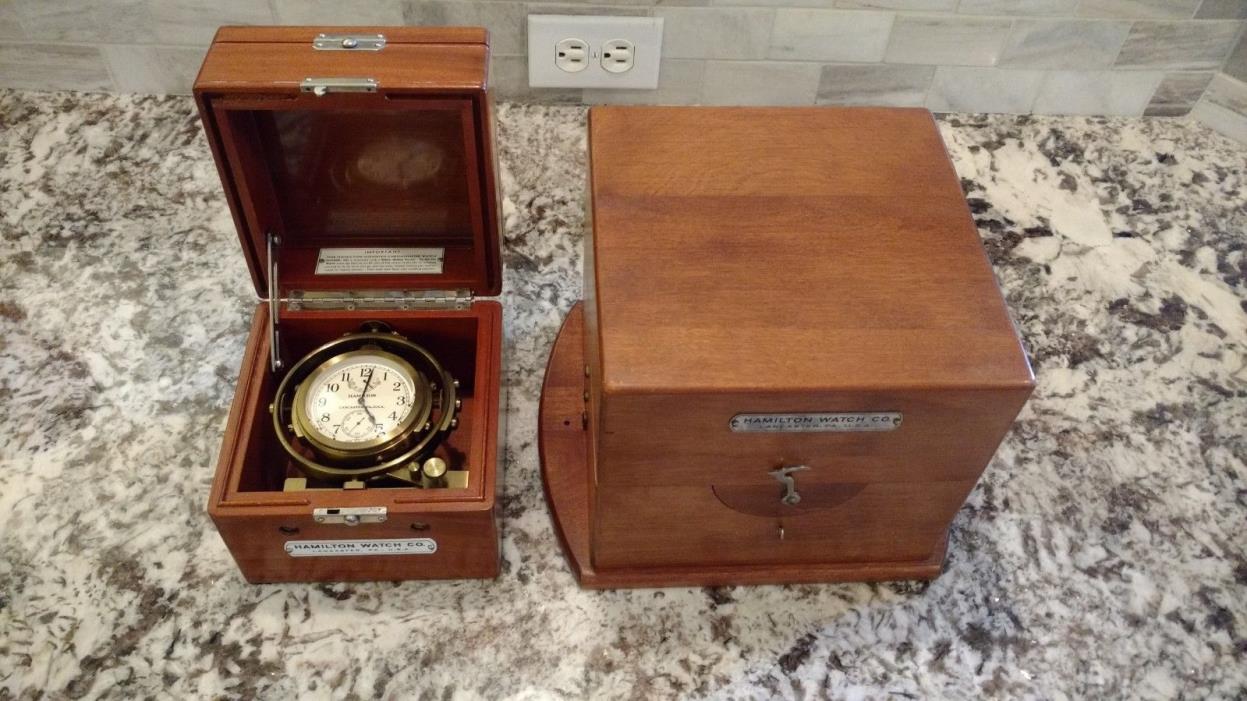 Vintage Marine Chronometer, Hamilton Model 22