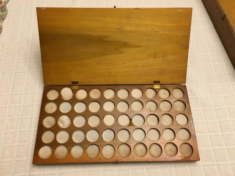 1 ELGIN 600 U.S. NAVY  CHRONOMETER PARTS BOX - EMPTY