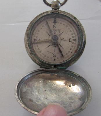 ANTIQUE MILITARY COMPASS..USANITE..ENG. DEPT. USA 1918