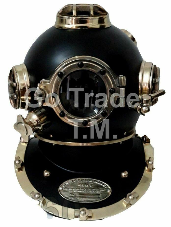 Divers Helmet steel US Navy Deep Water Diving 18