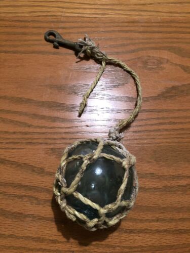 Vintage Japanese Hand Blown Glass Buoy Float