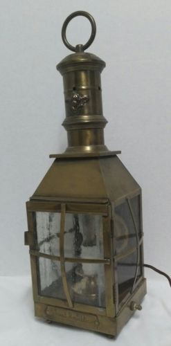 Great Republic Electric Brass Cargo Lantern