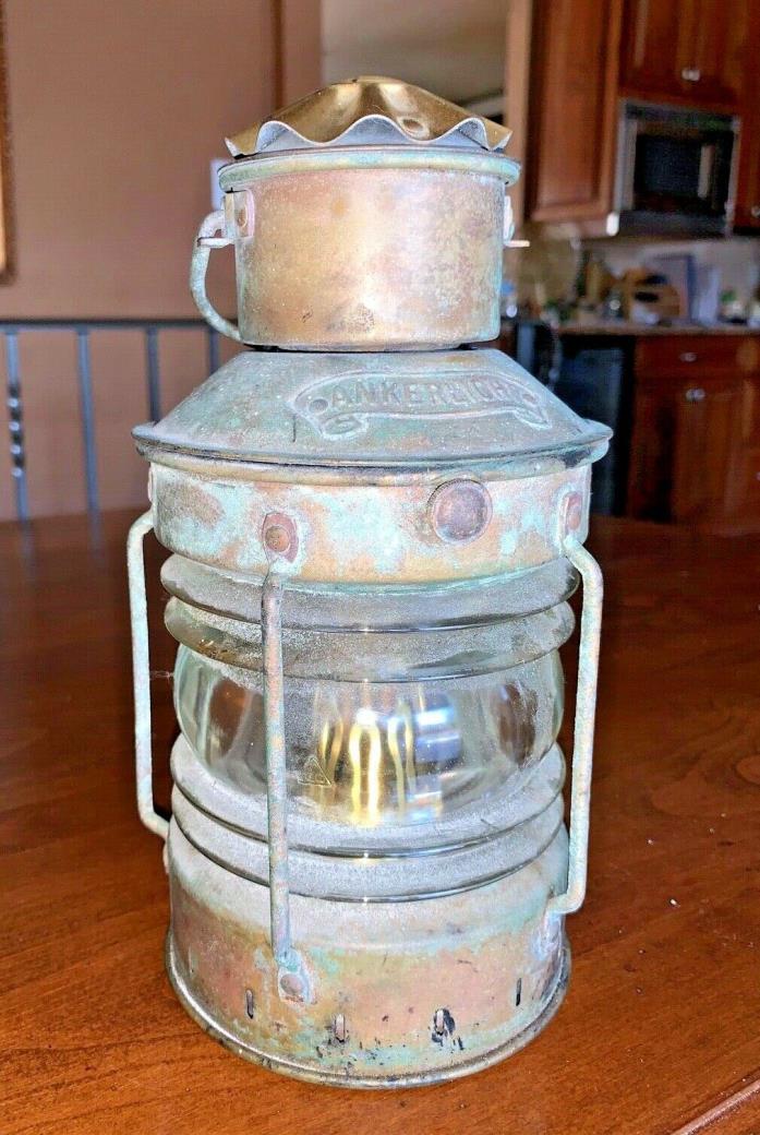 Ankerlicht Vantage Copper nautical anchor kerosene lantern