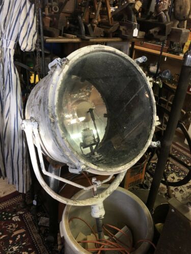 Huge 20” Antique Ship Nautical Spotlight