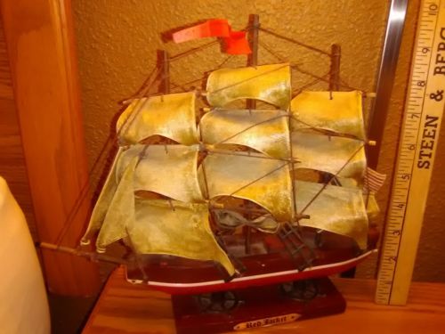 Old Vintage Model Sailing Ship 