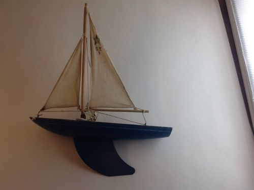 Vintage Birkenhead Blue Star Yacht Sy 1 Pond Boat England 1950's