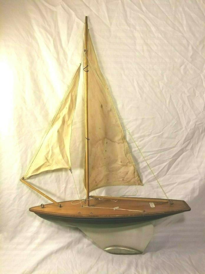 A Milbro Product Wood Boat Yacht Model