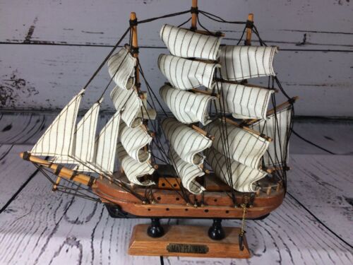 Mayflower Wooden Ship Replica 9.5 x 9.5