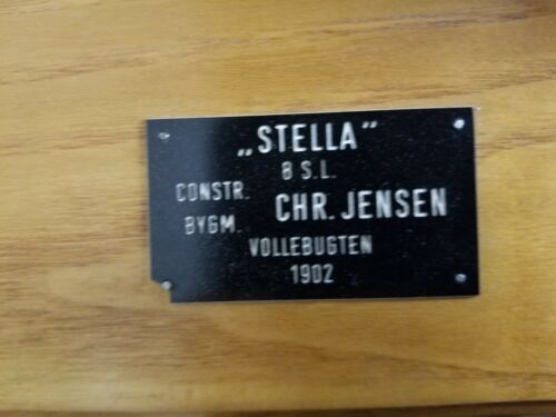 Half Hull Model  Ship Christian Jensen Norway Rare Model 1902 Stella
