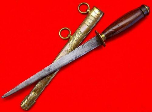 Rare French Napoleonic era English Navy Midshipman's Dirk Naval Dagger (Turkish)