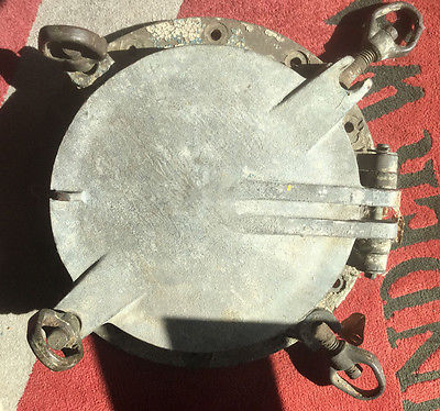 Vintage Bronze WWII Era Ship's Nautical Porthole, with Cover 16