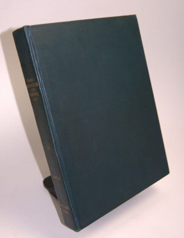 MARINE ENGINEERING & SHIPPING AGE 1932 ~ Comprehensive marine information, photo