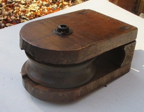 Sailboat Antique Pulley Block