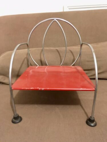 Antique Vintage Art Deco  Barber chair child's booster seat bench. Nice !!!!