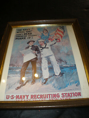 BARBER SHOP WALL ART ---JOIN THE NAVY-- NO.16