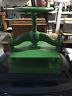 Antique Cast Iron Book Binding Press 10” X 12” Top Plate 60 Lbs Green