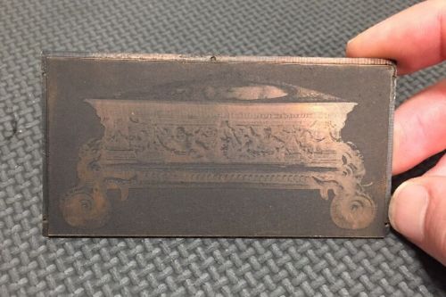 Vintage Ancient Rome Ancient Greece Printing Plate Block Copper