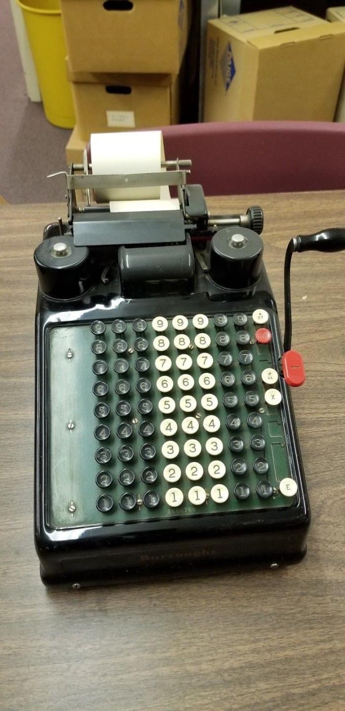 Burroughs Antique Adding Machine