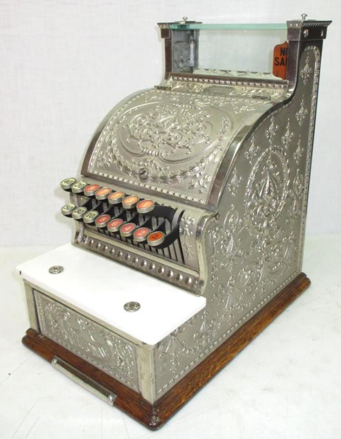 1913 Nickel National Cash Register Model 312 Candy Store Excellent Condition