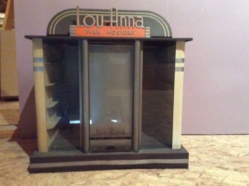 Vintage Louisiana Hosiery  Advertising  Art Deco Display Case Shreveport, La.