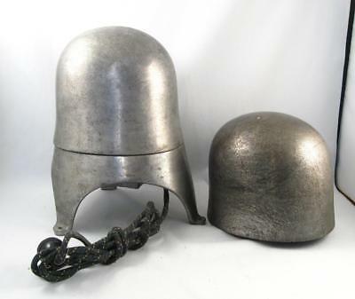 VINTAGE ELECTRIC ALUMINUM MILLINERY HAT MOLD FORM BLOCK STRETCHER SIZE 21 & 22