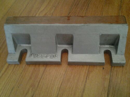 ANTIQUE MACHINE AGE INDUSTRIAL WOOD FOUNDRY MOLD PATTERN STEAMPUNK GRAY