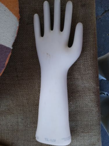 Vintage Ceramic Glove Mold Large General Porcelain Trenton, NJ steampunk display