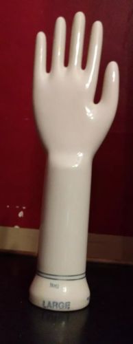 Vintage Ceramic Glove Mold Large General Porcelain Trenton NJ steampunk display