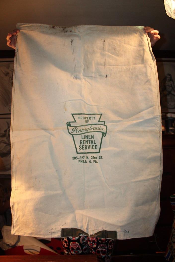 Vintage Canvas Huge Laundry Bag 27
