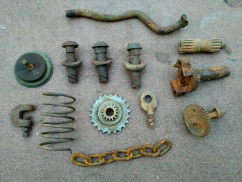 Steampunk Vintage MIXED Lot Industrial Machine Metal Art Antique Parts MIX