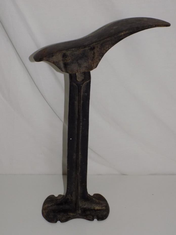 Antique Warranted Cast Iron Cobler Shoe Anvil