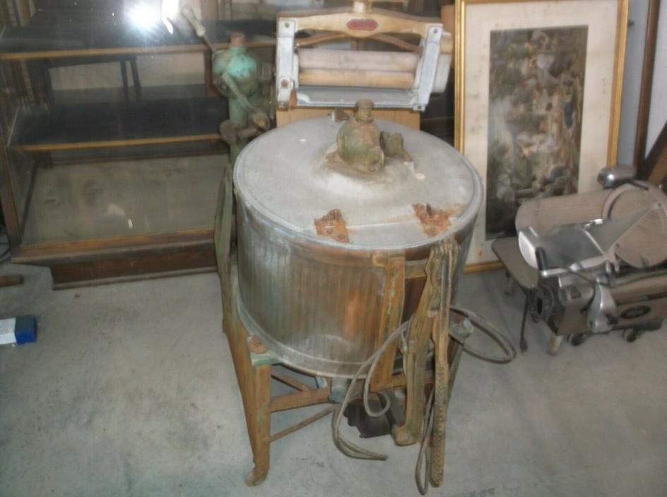 A296 Antique Washing machine VOSS old copper great looker for display