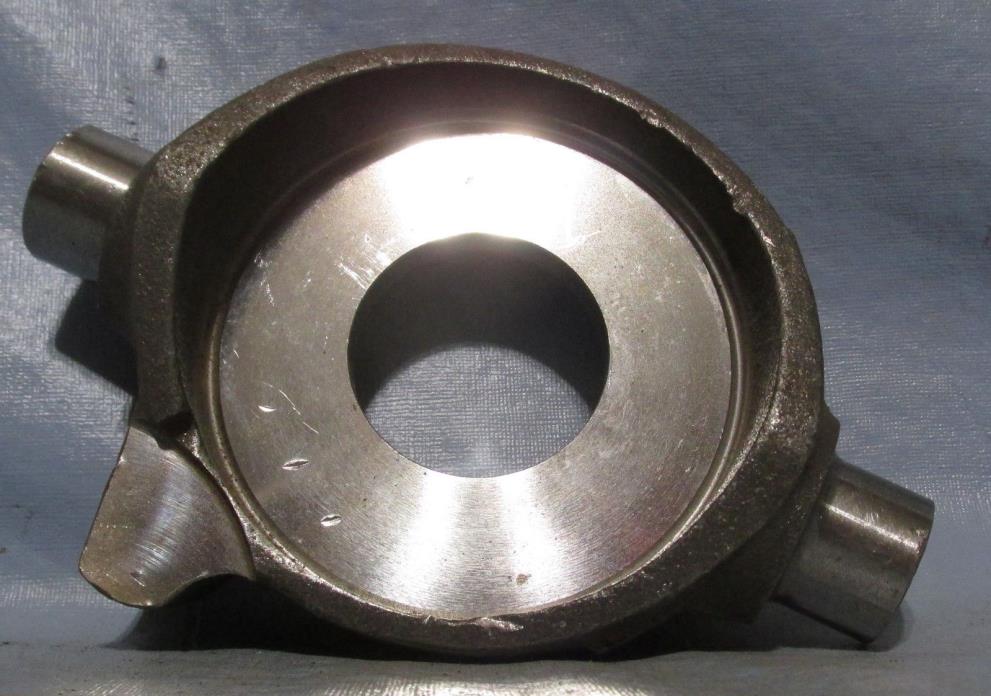 Vintage Industrial Machine Age Steel Bearing Saddle Steampunk Art Lamp Part