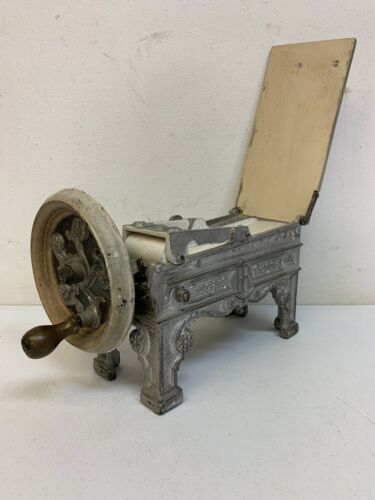 ANTIQUE 1800s GERMAN NOODLE Pasta Cutter Machine Victorian Cast Iron