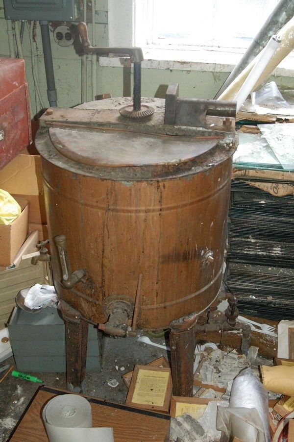 Early Natural Gas Animal Glue Box Company Copper Pot Double Boiler / Cooker