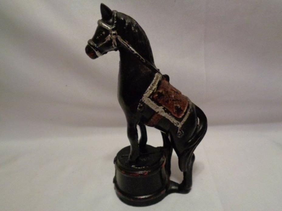 Antique AC Williams Cast Iron Circus Horse Trick Pony Coin Still Bank Original