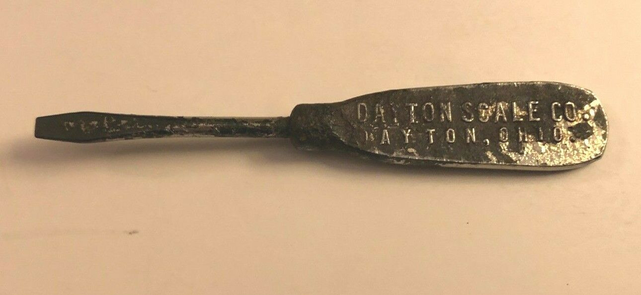Antique Dayton Scale Co Ad Screwdriver Dayton Ohio