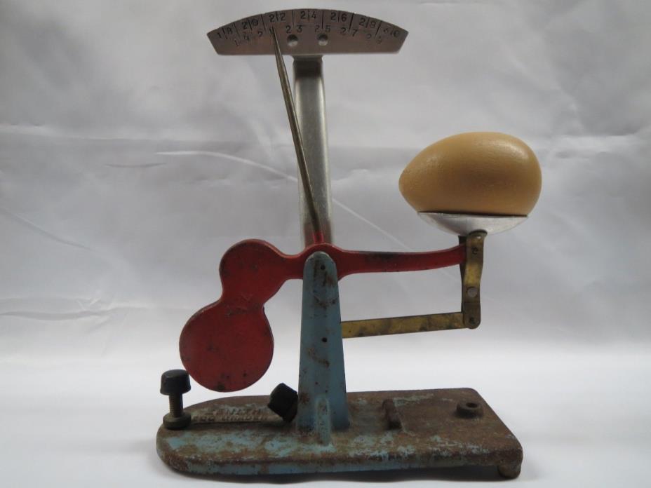 Vintage Working ZENITH EGG GRADER SCALE Wood Egg Included Country Kitchen Decor