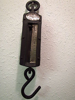 ANTIQUE CHATILLON IRON CLAD 300 lb. SCALE ; HEAVY DUTY
