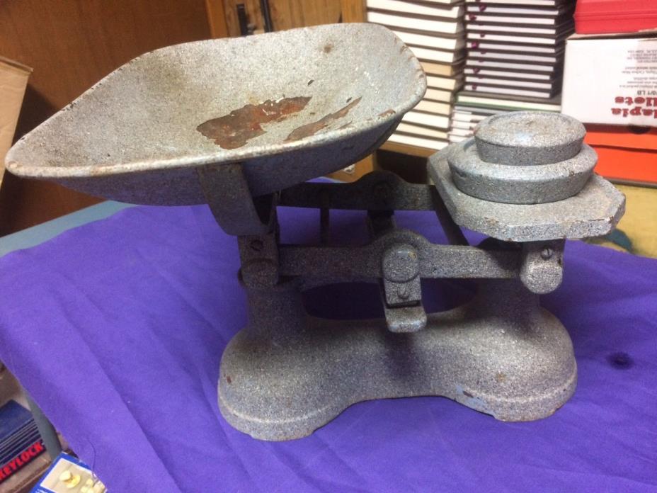 T C Clark Vintage Balance Beam counter Scales