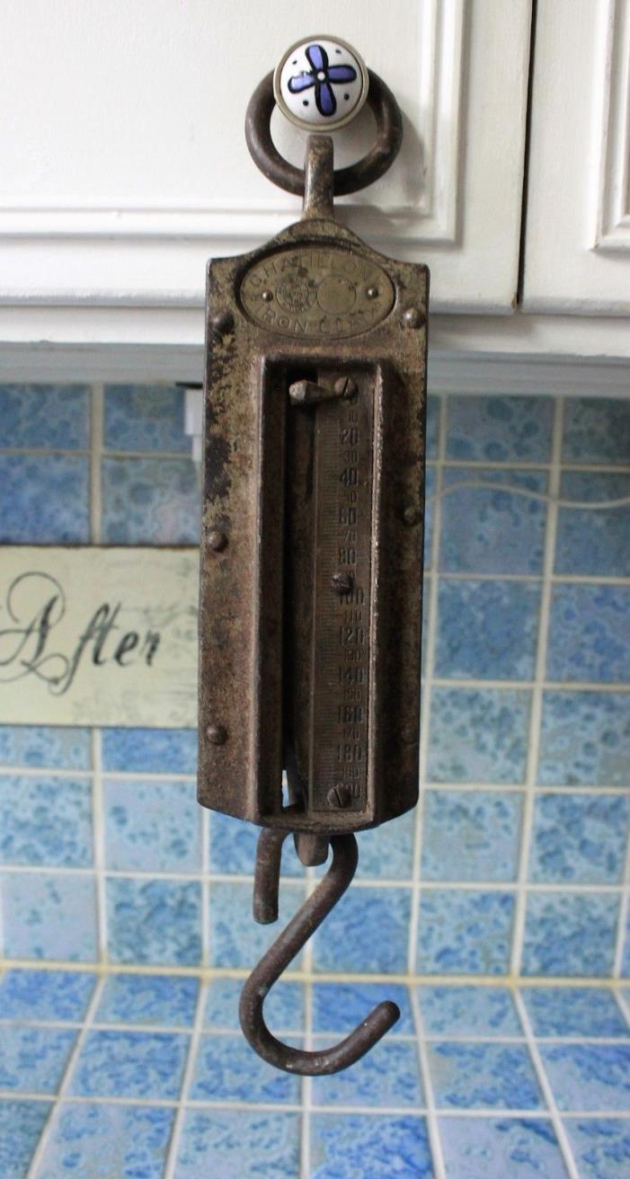 Chatillons Iron Clad 300lb antique meat scale