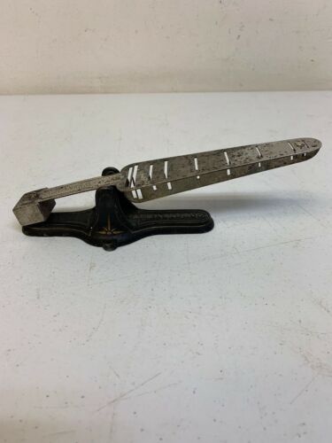 RARE FAIRBANKS & CO. INFALLIBLE GOLD & SILVER COIN SCALE Antique Cast Iron
