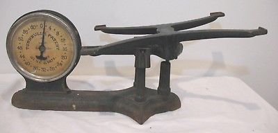 Vintage TURNBULL's Patent 1874 ~ Antique Heavy Metal Scale