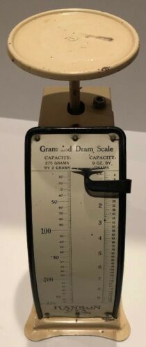 Hanson USA Gram and Dram Scale-Vintage Working Condition